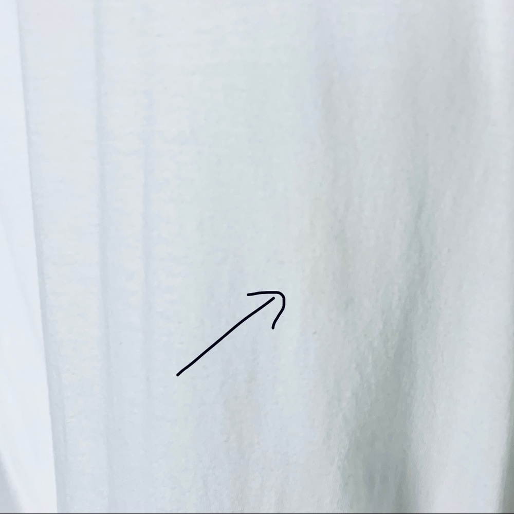 Mark And Estel | White Flowy Asymmetric Crew Neck High-Low Cotton T-Shirt Dress - Picture 14 of 16